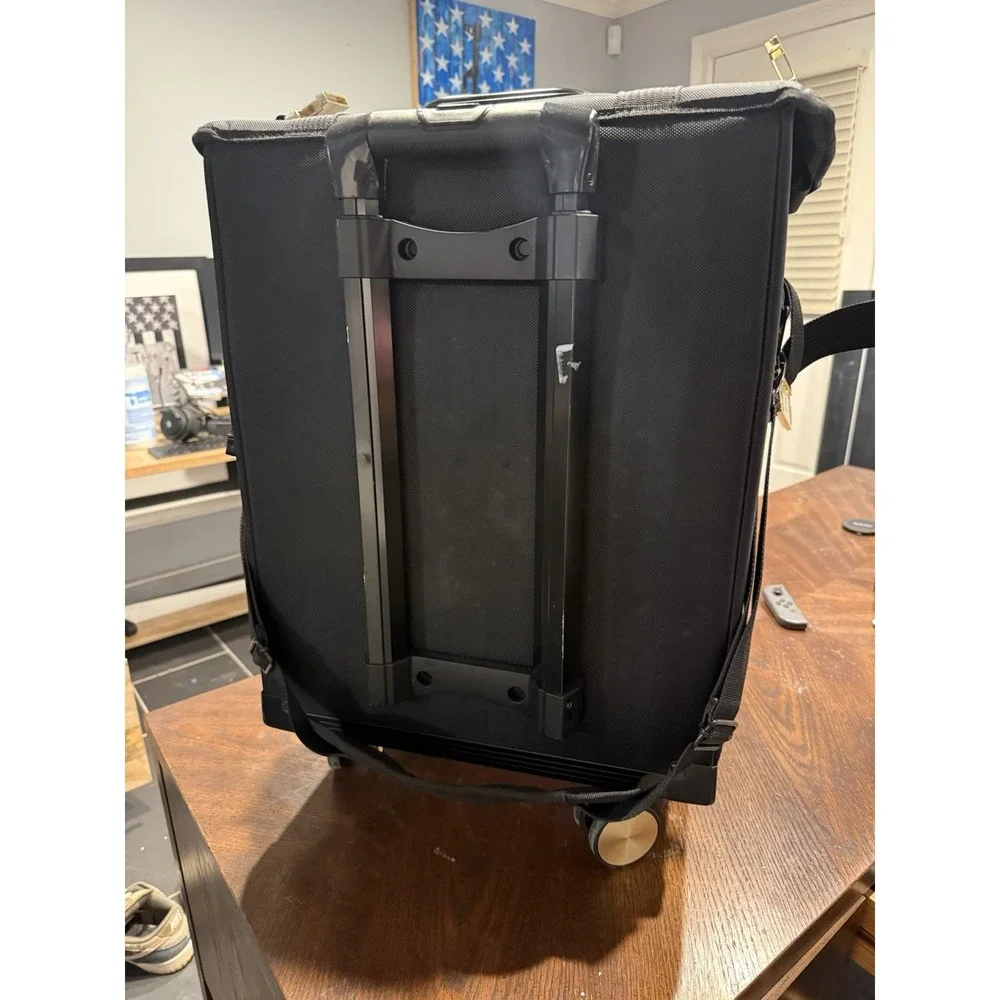 BELLAMI‎ Professional Makeup Hair Trolley Compartments Travel Roller Bag Luggage